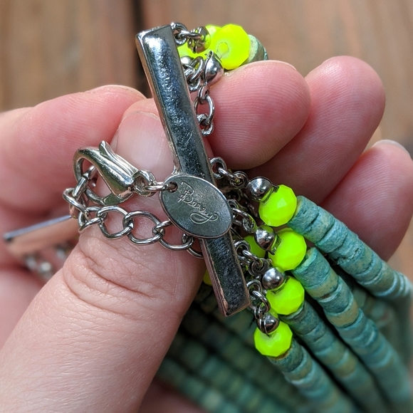 Anthropologie ombre beaded necklace - Picture 4 of 5